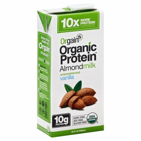 Picture of Orgain 274937 32 oz. Milk Almond Organic Unweetened Vanilla