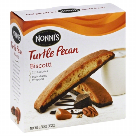 Picture of Nonnis 219801 6.88 oz. Biscotti Turtle Pecan