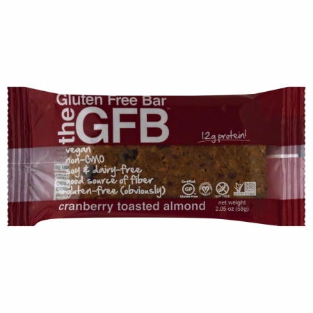 254148 2.05 oz. Bar Gluten Free Cranberry Almond -  THE GFB