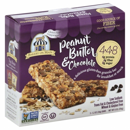 Picture of Bakery On Main 275832 Peanut Butter & Chocolate Granola Bars