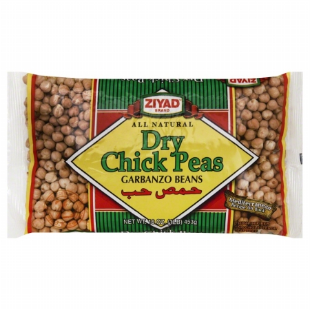 Picture of Ziyad 51046 Dry Chick Peas, 16 oz.