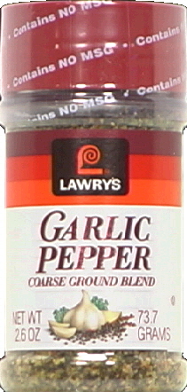 Picture of Lawrys 401423 Garlic Pepper - 2.6 oz.