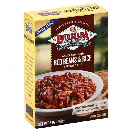 Picture of Louisiana 274519 Cajun Red Beans & Rice Entree Mix - 7 oz.