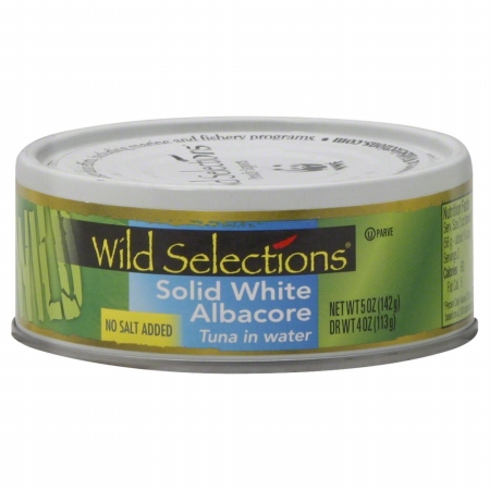Picture of Wild Selections 252493 Solid White Albacore Tuna In Water - No Salt