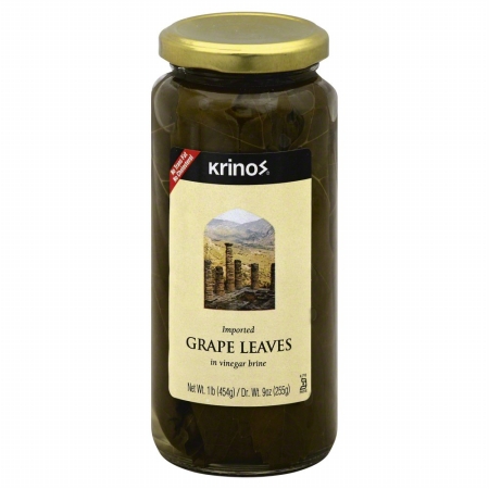 Picture of Krinos 228080 Grape Leaf In Vinegar Brine - 16 oz.