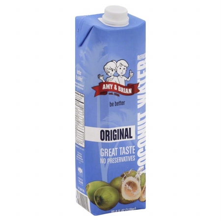 Picture of AMY & BRIAN 269869 Natural Coconut Water Original - 33.8 oz.