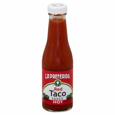 Picture of LA PREFERIDA 7493 Red Hot Taco Sauce Hot - 7 oz.