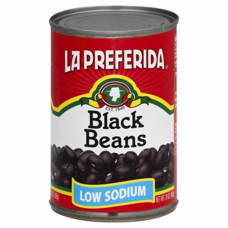 Picture of LA PREFERIDA 99819 Low Sodium Black Beans - 15 oz.