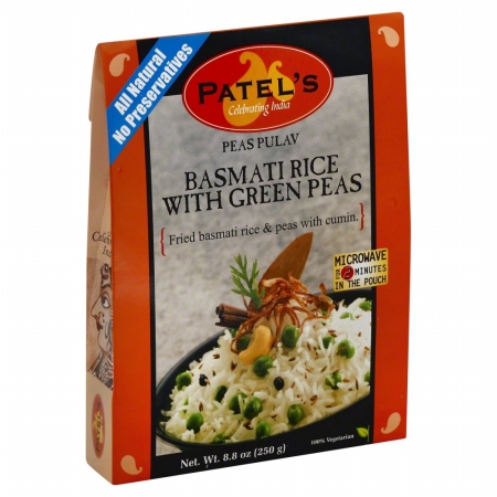 Picture of PATEL 206830 Mix Rice Bsmti Grn Pea Cu- 8.8 oz.