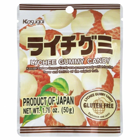 Picture of KASUGAI 127447 1.76 oz. Gummy Lychee Candy
