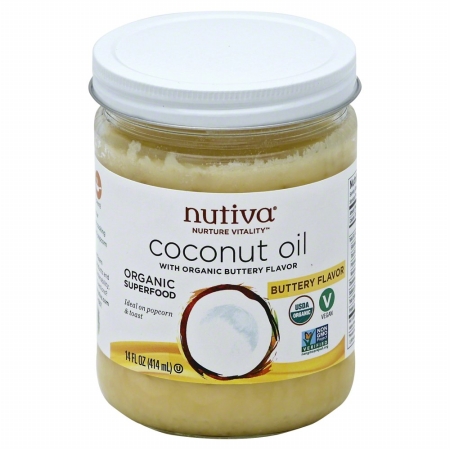 Picture of Nutiva 272388 14 oz. Oil Coconut Buttery Organic