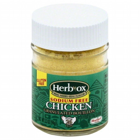 Picture of HERB OX 65281 Sodium Free Granulated Chicken Bouillon  3.3 Ounce