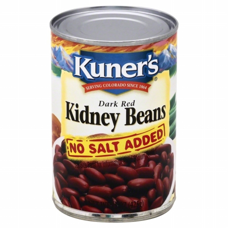 Picture of KUNERS 70928 Bean Kidney Red No Salt, 15 Oz.