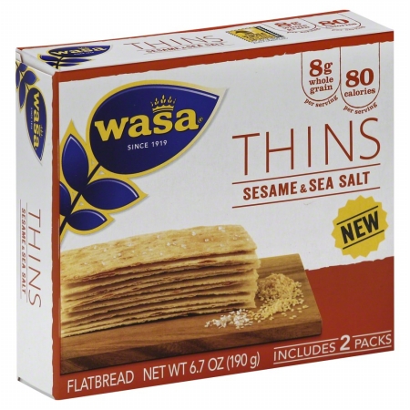 Picture of WASA 270654 Thins Sesame- 6.7 Oz.