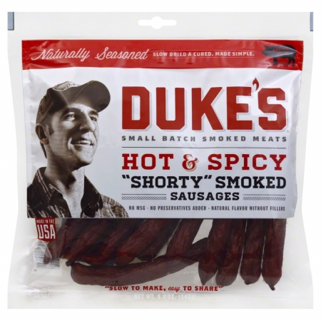Picture of DUKES 107683 5 oz. Hot & Spicy Shorty Smoked Sausage