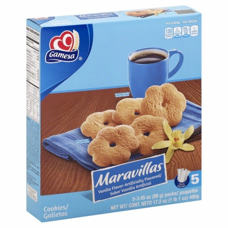 Picture of GAMESA 258048 Cookie Maravillas Vanilla, 17.2 Oz.