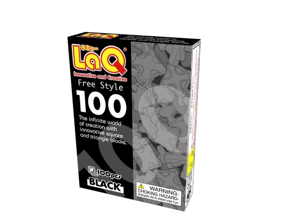 Picture of LaQ LAQ000453 Free Style 100 - Black - 2.19 oz.