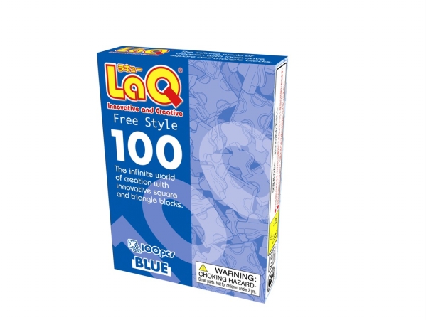 Picture of LaQ LAQ000415 Free Style 100 - Blue - 2.19 oz.