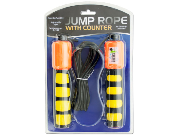 Picture of Bulk Buys OF360-5 Jump Rope with Counter Non-Slip Handles&#44; 5 Piece -Pack of 5