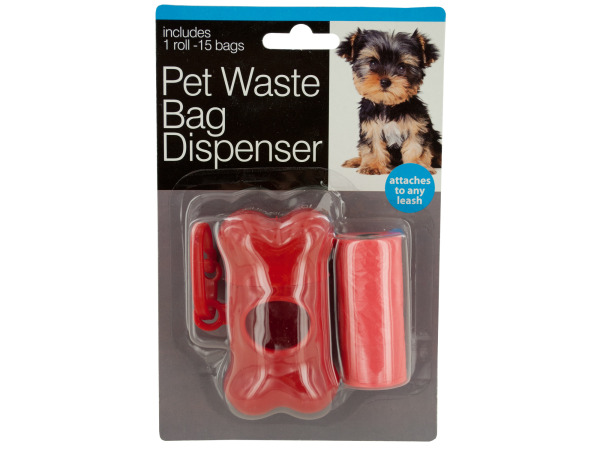 Picture of Bulk Buys DI538-24 Pet Waste Bag Dispenser with Bags&#44; 24 Piece -Pack of 24