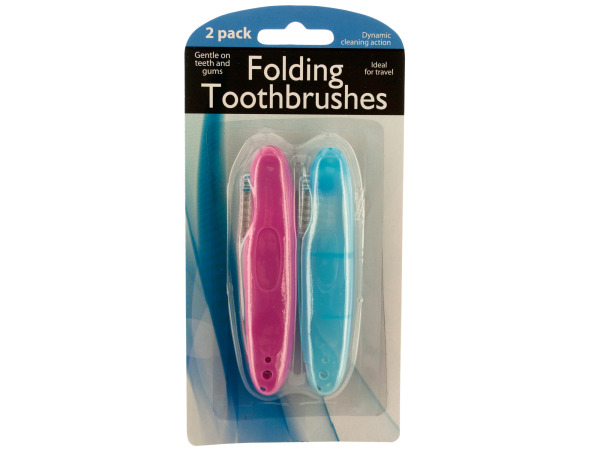 Picture of Bulk Buys BI800-96 Folding Travel Toothbrushes- 96 Piece -Pack of 96