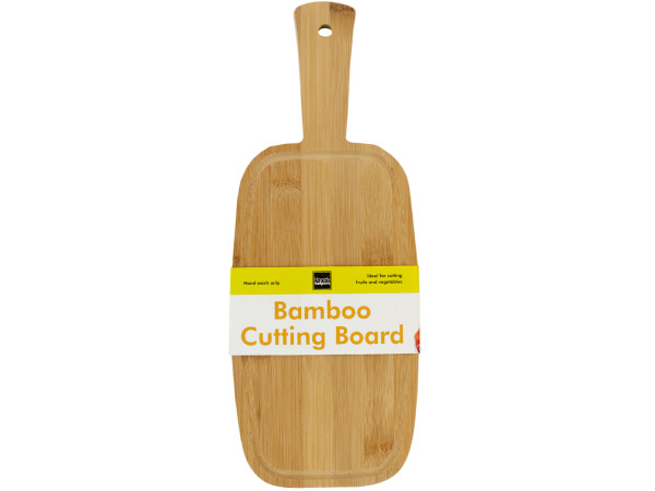 Picture of Bulk Buys OF978-4 Small Paddle Style Bamboo Cutting Board&#44; 4 Piece -Pack of 4