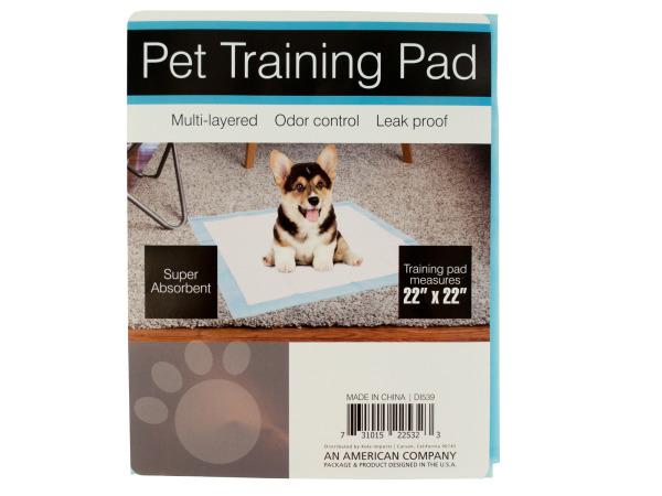 Picture of Bulk Buys DI539-12 Odor Control Pet Training Pad- 12 Piece -Pack of 12