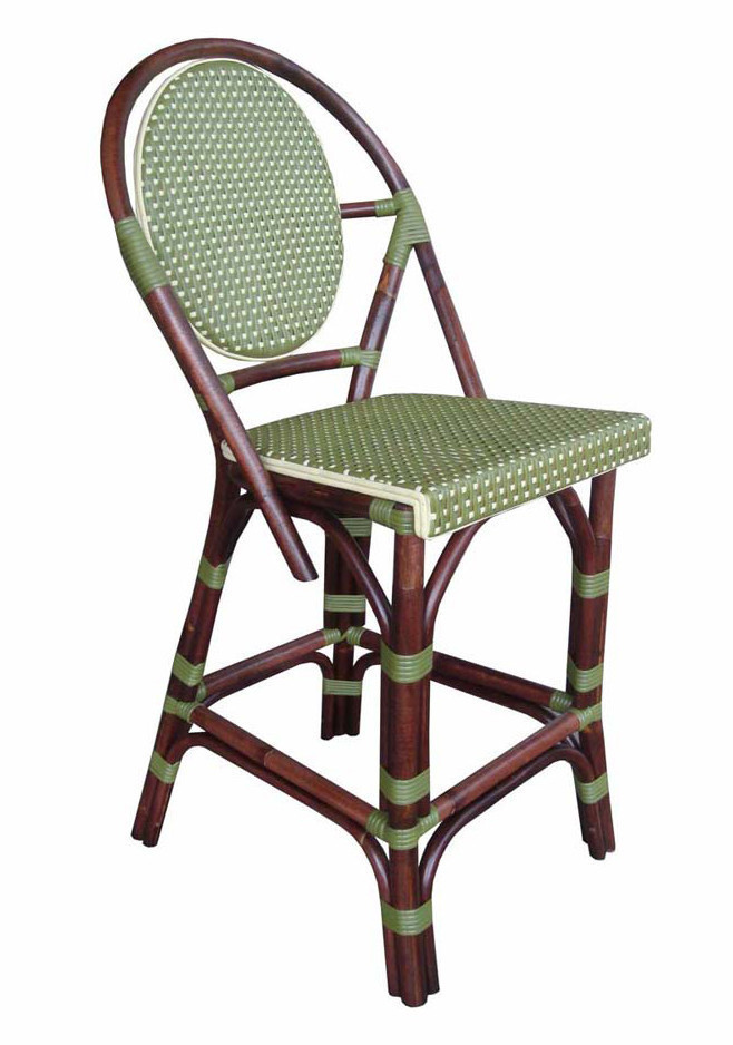 Paris Bistro Counter Stool - Green