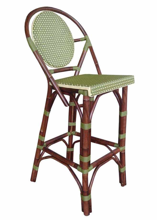 PBA14-GRN Paris Bistro Bar Stool - Green