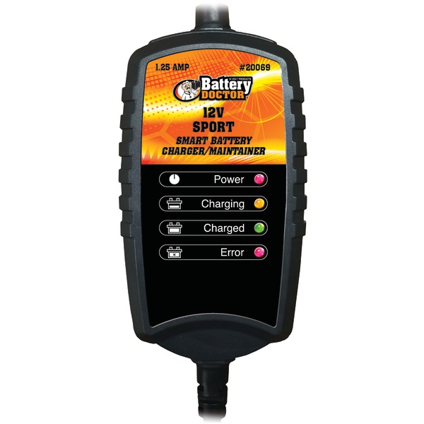 Picture of Battery Doctor 20069 Battery Doc 12-Volt 1.25-Amp Sport CEC Charger & Maintainer