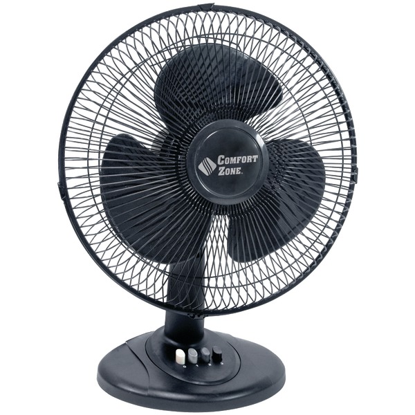 Picture of Comfort Zone CZHV12B 12 in. High Velocity Cradle Fan