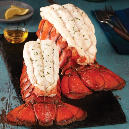 Picture of Lobster Gram M24T10 Ten North Atlantic Lobster Tails - 20-24 oz.