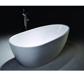 WE6515 68 in. White Acrylic Tub - No Faucet -  Legion Furniture
