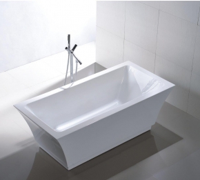 WE6817 67 in. White Acrylic Tub - No Faucet -  Legion Furniture