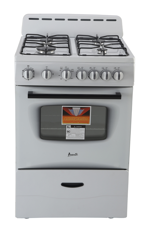 Picture of Avanti GR2414CW 24 in. Gas Range with Sealed Burners&#44; White