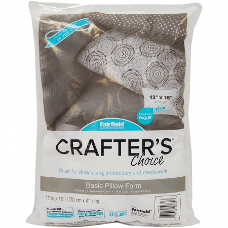 Crafters Choice Pillow Insert - 12 x 16 in.- FOB-MI