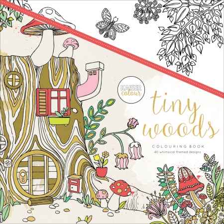 CL505 KaiserColor Perfect Bound Coloring Book Tiny Woods