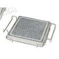 8.5 x 8.5 in. Square Lava Rock Plate with Stand 8.5 x 8.5 in. Square Lava Rock Plate with Stand