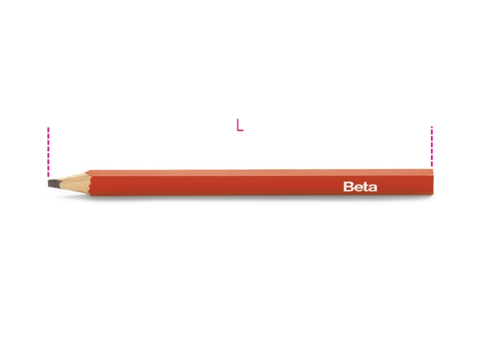 Picture of Beta Tools USA 016880880 1688 M-Carpenters Pencil