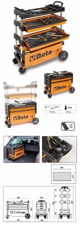 Picture of Beta Tools USA 027000201 C27 S-Folding Tool Trolley