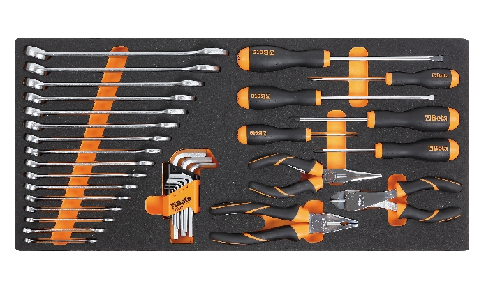 Beta Tools USA 027500010 2750 MC10-34 Tools In Soft Thermoformed