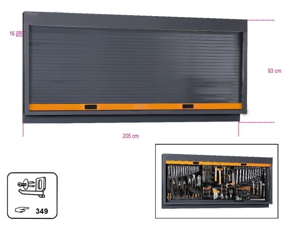 Picture of Beta Tools USA 055000251 C55 P-Tool Panel With Shutter
