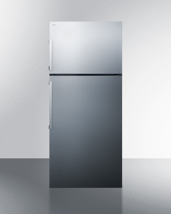Picture of Summit FF1512SSIM 12.6 cu ft. Refrigerator & Freezer with Icemaker&#44; Stainless Steel