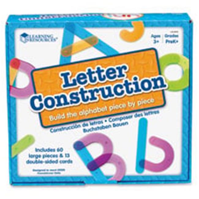 Learning Resources LRN8555 Letter Construction Activity Set