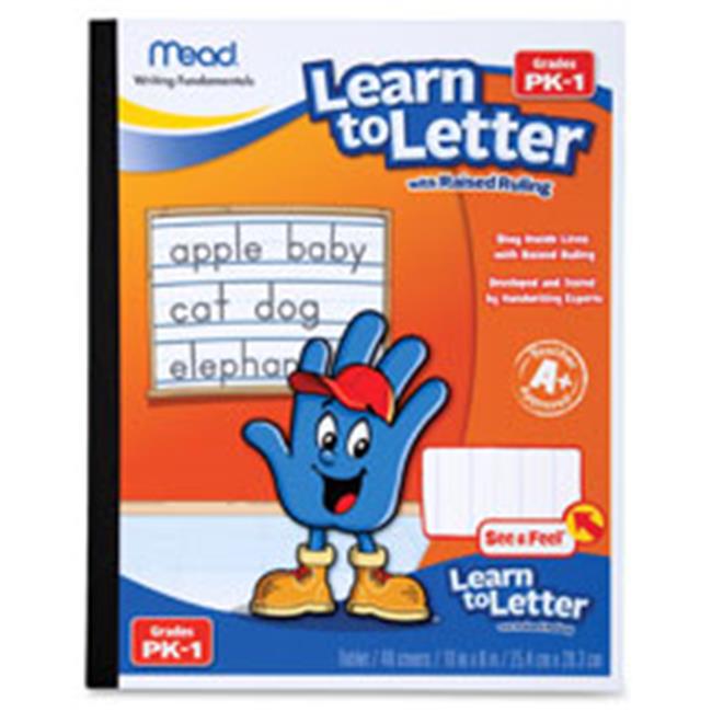 Mead MEA48122 Learn to Letter Writing Book