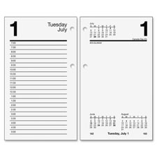 AAGE7175016 Loose-Leaf Daily Desk Calendar Refill