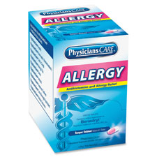 Picture of Acme United ACM90036 PhysiciansCare Allergy Relief Tablets- 50 Per Box