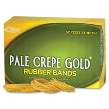 Picture of Alliance Rubber ALL20545 Pale Crepe Gold No. 54 Rubber Bands