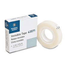 Picture of Business Source BSN43571BX Invisible Tape Refill Roll&#44; 12 Per Box - 0.5 in.