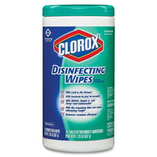 Clorox CLO15949CT Large Canister Disinfecting Wipes Fresh Scent 6 Per Carton